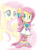 Size: 774x1032 | Tagged: safe, artist:kanayanga, female, fluttershy, mobianified, my little pony, pegasus, pony