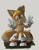 Size: 2806x3606 | Tagged: safe, artist:yulayumeno, miles "tails" prower, 2022, grey background, head tilt, looking at viewer, male, mouth open, open smile, posing, redraw, shadow (lighting), shadow the hedgehog (video game), signature, simple background, smile, smiling at viewer, solo, standing, v sign