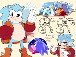 Size: 1024x768 | Tagged: safe, artist:artisyone, paulie the hedgehog