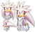 Size: 850x777 | Tagged: safe, artist:ketrin_like, silver the hedgehog, hedgehog, english text, looking offscreen, male, signature, simple background, smile, solo, white background, yellow eyes