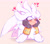 Size: 2048x1796 | Tagged: safe, artist:lynxheartart, silver the hedgehog, hedgehog, beige background, blushing, daydreaming, eyes closed, fluffy, gay, gay silver, head rest, hearts, male, simple background, sitting, smile, solo