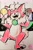 Size: 1338x2048 | Tagged: safe, artist:aconfusedaj, chip, sonic unleashed, candy, chipabetes, chocolate, cute, eyebrows clipping through hair, eyes closed, flying, heart, holding something, lollipop, male, mouth open, smile, solo, traditional media, unknown species