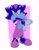 Size: 1596x2048 | Tagged: safe, artist:swati-art, shadow the hedgehog, abstract background, blushing, dress, ear fluff, frown, looking offscreen, nonbinary, nonbinary shadow, scarf, solo, solo nonbinary, standing