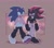 Size: 2048x1792 | Tagged: safe, artist:swati-art, shadow the hedgehog, sonic the hedgehog, hedgehog, abstract background, ace, aro ace pride, aromantic, badge, binder, chain, duo, ear piercing, earring, gay pride, holding hands, looking at each other, mouth open, nonbinary, nonbinary pride, pants, smile, sweater, t4t, talking, trans male, trans pride, transgender, walking
