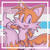 Size: 2048x2048 | Tagged: safe, miles "tails" prower, abstract background, anonymous artist, femboy pride, heart, icon, male, mobius.social exclusive, pride flag background, solo
