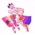 Size: 2000x2000 | Tagged: safe, artist:_bomb_chan_, amy rose, blaze the cat, 2023, amy x blaze, amybetes, bisexual, bisexual pride, blazebetes, cape, cute, duo, female, females only, lesbian, lesbian pride, pride, shipping, simple background, white background