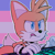 Size: 500x500 | Tagged: dead source, safe, artist:icon-oclasts, miles "tails" prower, fox, edit, icon, outline, pride flag background, solo, trans pride, transgender