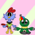 Size: 768x768 | Tagged: safe, artist:bluedeerfox14, grounder, scratch, adventures of sonic the hedgehog, aged down, dic, male, robot