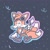 Size: 1200x1200 | Tagged: safe, artist:fakegamercomics, miles "tails" prower, fox, 2021, abstract background, blushing, cute, flag, holding something, looking offscreen, outline, pride, pride flag, smile, solo, sonic boom (tv), tailabetes, trans pride, transgender