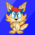 Size: 768x768 | Tagged: safe, artist:bluedeerfox14, sally acorn, chipmunk, hybrid, squirrel, archie sonic the hedgehog, female, satam