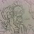 Size: 540x556 | Tagged: safe, artist:saucynadles, amy rose, blaze the cat, cat, hedgehog, 2015, amy x blaze, amy's halterneck dress, blaze's tailcoat, clothes, cute, dress, female, females only, holding hands, lesbian, shipping, sketch, traditional media