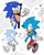 Size: 1206x1504 | Tagged: safe, artist:zan0tix, sonic the hedgehog, hedgehog, abstract background, classic sonic, classic sonic (universe), eyelashes, male, smile, solo, trans male, trans pride, transgender