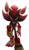 Size: 900x1577 | Tagged: safe, artist:shira hedgie, shadow the hedgehog, hedgehog, 2015, glowing eyes, lineless, male, simple background, solo, standing, white background