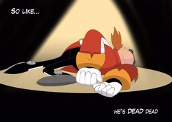 Size: 4096x2910 | Tagged: safe, artist:buddyhyped, robotnik, family guy, family guy death pose