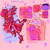 Size: 500x500 | Tagged: safe, artist:nyomonno, amy rose, blaze the cat, cat, hedgehog, 2019, amy x blaze, amy's halterneck dress, blaze's tailcoat, blushing, carrying them, clothes, comic, dress, english text, female, females only, hearts, kiss, lesbian, looking at each other, shipping