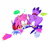 Size: 540x462 | Tagged: safe, artist:jiiniix, amy rose, blaze the cat, cat, hedgehog, 2022, amy x blaze, amy's halterneck dress, blaze's tailcoat, cute, dress, english text, female, females only, fire, flame, hands on arm, hearts, lesbian, shipping