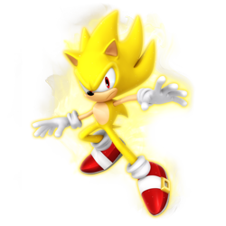 Size: 1024x1024 | Tagged: safe, artist:nibroc-rock, sonic the hedgehog, super sonic, 2017, 3d, male, super form