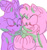 Size: 540x574 | Tagged: safe, artist:sonicdrift2, amy rose, blaze the cat, cat, hedgehog, 2018, amy x blaze, amy's halterneck dress, blaze's tailcoat, blushing, clothes, cute, dress, female, females only, lesbian, looking at them, shipping