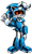 Size: 182x300 | Tagged: safe, artist:drawloverlala, jules hedgehog, hedgehog, archie sonic online, male, robot