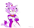 Size: 1166x949 | Tagged: dead source, safe, artist:mingkeuuyu, blaze the cat, cat, angry, arms folded, blushing, ear fluff, female, frown, looking offscreen, simple background, solo, standing, wagging tail, white background