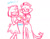 Size: 540x426 | Tagged: safe, artist:an2e77e, amy rose, blaze the cat, cat, hedgehog, 2019, amy x blaze, arms folded, cute, eyes closed, female, females only, lesbian, line art, ring (jewelry), shipping, sketch