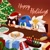 Size: 828x828 | Tagged: safe, artist:solar socks, shadow the hedgehog, silver the hedgehog, sonic the hedgehog, hedgehog, christmas, christmas tree, male, movie style, santa hat