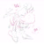 Size: 2000x2000 | Tagged: safe, artist:buckettkun, amy rose, blaze the cat, cat, hedgehog, 2021, amy x blaze, amy's halterneck dress, blaze's tailcoat, clothes, cute, dress, eyes closed, female, females only, hearts, holding them, kiss, lesbian, shipping, sketch