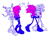 Size: 989x724 | Tagged: safe, artist:foolnamedjoey, nicole the hololynx, sally acorn, shadow the hedgehog, sonic the hedgehog, bisexual, bisexual exes, featured image, gay, group, holding hands, lesbian, looking at each other, meme, nicole x sally, pride flag, quartet, shadow x sonic, shipping, simple background, text, walking, white background