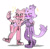Size: 540x527 | Tagged: safe, artist:bl00doodle, amy rose, blaze the cat, cat, hedgehog, 2021, amy x blaze, bag, blushing, cute, duo, female, females only, heart, lesbian, peace sign, phone, selfie, shipping, simple background, sparkles, standing on one leg, white background