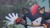 Size: 1079x600 | Tagged: safe, shadow the hedgehog, sonic prime s2, faic, great moments in animation, screencap, shrunken pupils, solo