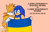 Size: 2048x1303 | Tagged: safe, artist:moontigerange1, miles "tails" prower, sonic the hedgehog, fox, hedgehog, 2023, aged up, country flag, duo, flag, gay, holding something, independence ukraine day, looking at viewer, male, older, shipping, simple background, smile, sonic x tails, tan background, ukraine flag, ukrainian text