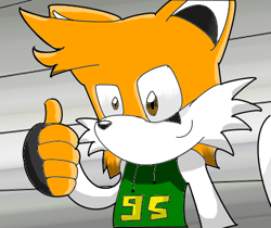 Size: 429x361 | Tagged: safe, artist:massi-the-fox, oc, oc:massi the fox, fox, brown fur, fingerless gloves, male, orange fur, recolor, sweater