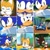 Size: 640x640 | Tagged: safe, miles "tails" prower, shadow the hedgehog, sonic the hedgehog, collage, edit, faic, great moments in animation, panels, screencap, smear frame, team sonic racing overdrive