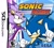Size: 2048x1845 | Tagged: safe, artist:keaton_756, blaze the cat, sonic the hedgehog, 2023, box art, duo, e rating, esrb, female, frown, logo, male, nintendo ds, redraw, smile, sonic rush