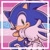 Size: 2048x2048 | Tagged: safe, sonic the hedgehog, anonymous artist, edit, femboy pride, heart, icon, mobius.social exclusive, outline, pride, pride flag background, solo