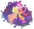 Size: 540x455 | Tagged: safe, artist:sonicshank, amy rose, blaze the cat, burning blaze, cat, hedgehog, 2018, amy x blaze, amy's halterneck dress, bedroom eyes, blaze's tailcoat, clothes, cute, dress, eyes closed, female, females only, hand on cheek, lesbian, shipping, super amy, super form