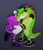 Size: 1298x1500 | Tagged: safe, artist:crypticruins, espio the chameleon, vector the crocodile, 2022, blushing, duo, eyes closed, gay, gradient background, hands on another's face, heart, holding each other, kiss, shadow (lighting), shipping, standing, vecpio