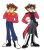 Size: 1784x2020 | Tagged: safe, artist:windstarosprey, robotnik, human, aged down, duality, simple background, solo, transparent background, younger