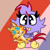 Size: 768x768 | Tagged: safe, artist:bluedeerfox14, adventures of sonic the hedgehog, baby, diaper, dic, pacifier, parent:scratch, stuffed animal