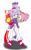 Size: 729x1179 | Tagged: safe, artist:chaoscroc, amy rose, blaze the cat, cat, hedgehog, 2010, amy x blaze, amy's halterneck dress, blaze's tailcoat, cute, dress, female, females only, fire, flame, hands on shoulders, lesbian, looking at them, shipping