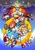 Size: 1431x2048 | Tagged: safe, artist:mario29331451, amy rose, feels the rabbit, knuckles the echidna, miles "tails" prower, nack the weasel, robotnik, sonic the hedgehog, trip the sungazer, sonic superstars, 2023, abstract background, chaos emerald, classic amy, classic knuckles, classic robotnik, classic sonic, classic sonic (universe), classic tails, clouds, flying, group, lightning, looking at viewer, piko piko hammer, smile, spinning tails, star (symbol)