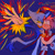 Size: 1280x1280 | Tagged: safe, artist:loveseiusa, amy rose, blaze the cat, cat, hedgehog, 2019, amy x blaze, amy's halterneck dress, angry, blaze's tailcoat, cute, dress, female, females only, fire, flame, hand on back, lesbian, protecting, shipping