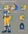 Size: 1630x1980 | Tagged: safe, artist:techno-leo, oc, oc:pixel the fennec fox, fox, 2024, backpack, belt, boots, character name, choker, clenched teeth, colored ears, english text, fankid, fennec, grey background, hood, jacket, lidded eyes, looking at viewer, magical gay spawn, male, next generation, oc only, parent:kit, parent:tails, parents:kittails, pronouns, redesign, reference sheet, simple background, solo, standing