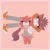 Size: 2048x2048 | Tagged: safe, artist:artyyline, amy rose, blaze the cat, cat, hedgehog, 2020, amy x blaze, carrying them, cute, duo, english text, female, females only, hands behind head, lesbian, looking up, mouth open, no pupils, shipping