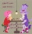 Size: 1200x1302 | Tagged: safe, artist:merz_mofiso, amy rose, blaze the cat, cat, hedgehog, 2024, amy x blaze, amy's halterneck dress, blaze's tailcoat, blushing, chessboard, clothes, cute, dress, english text, female, females only, hands on cheeks, hearts, lesbian, looking at them, shipping, thinking