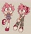 Size: 1877x2048 | Tagged: safe, artist:dizzychao, amy rose, bisexual, duality, overalls, simple background, solo, standing, trans female, trans girl amy, transgender