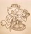 Size: 1280x1418 | Tagged: safe, artist:ladychameleon03, amy rose, blaze the cat, cat, hedgehog, 2018, amy x blaze, cute, dress, female, females only, goth, goth amy, goth outfit, gothic lolita, halloween, halloween outfit, hand on back, lesbian, lolita, looking at viewer, one eye closed, shipping
