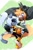 Size: 2630x4016 | Tagged: safe, artist:buddyhyped, tangle the lemur, whisper the wolf, lesbian, outfit swap, shipping, species swap, tangle x whisper, v sign