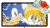 Size: 99x55 | Tagged: safe, artist:chili-doglove, miles "tails" prower, sonic the hedgehog, 2016, deviantart stamp, duo, english text, gay, otp, rose, shipping, sonic x tails