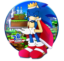 Size: 912x876 | Tagged: safe, artist:jessicap0p, sonic the hedgehog, hedgehog, male, solo